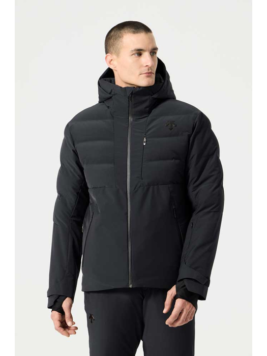Descente Insulated Jacket Black - vooraanzicht Descente Insulated Jacket Black - vooraanzicht